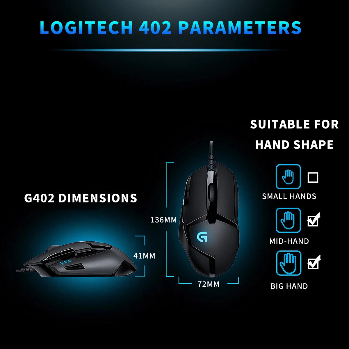 G402 - 20 Million Clicks Buttons for the Ultimate Gamer