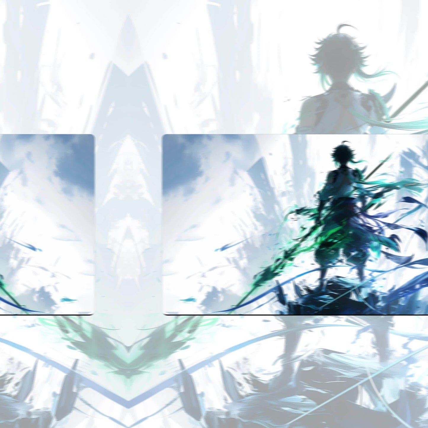 Anime-Themed Non-Slip Rubber Mouse Pad For Gaming And Office Use, Rectangular Desk Mat