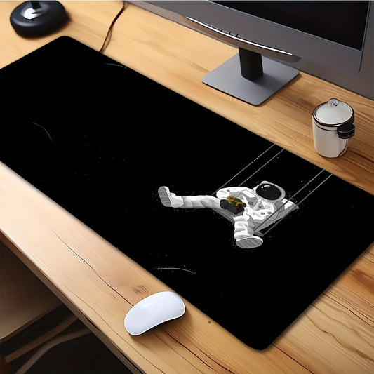 1pc Mouse Pad Waterproof Pad Office Desk Pad Laptop Writing Desk Pad Astronaut Print Desk Pad Gaming Desk Pad Back-to-School Supplies Holiday Gift