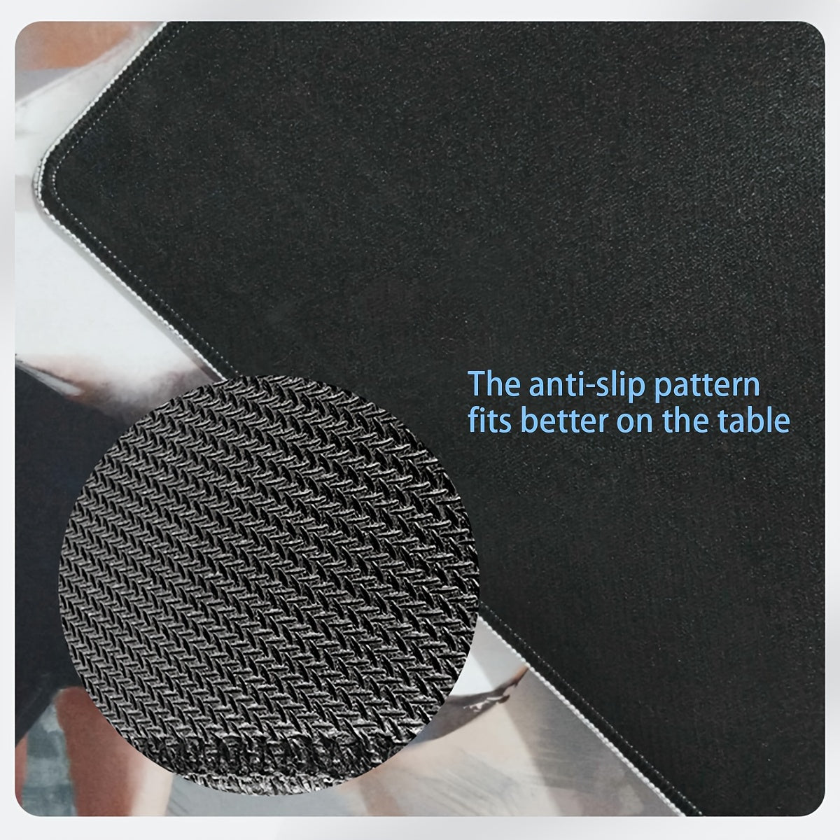 Anime-Themed Non-Slip Rubber Mouse Pad For Gaming And Office Use, Rectangular Desk Mat