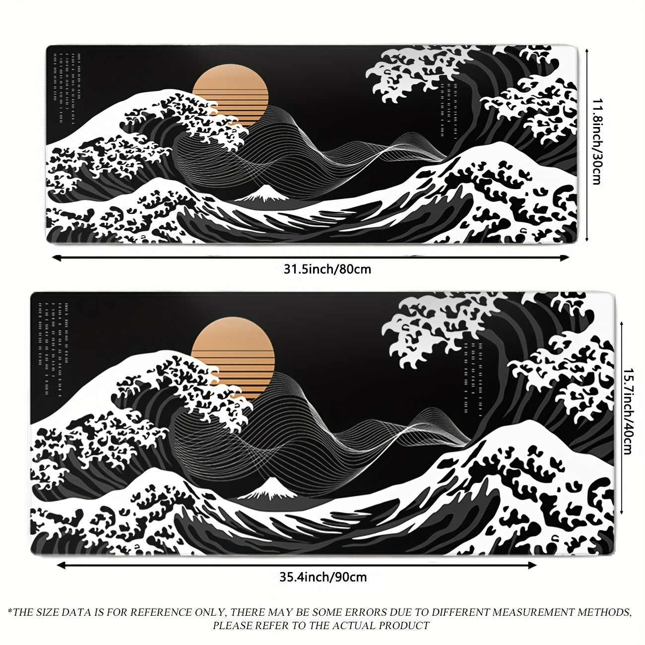 Mousepad | Black Waves | Extended Large Gaming Mouse Pad