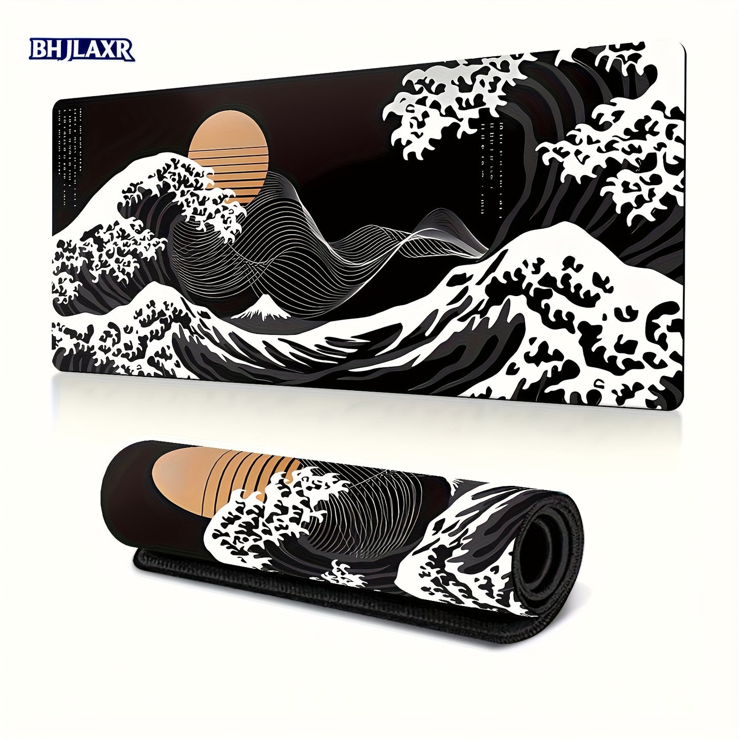 Mousepad | Black Waves | Extended Large Gaming Mouse Pad