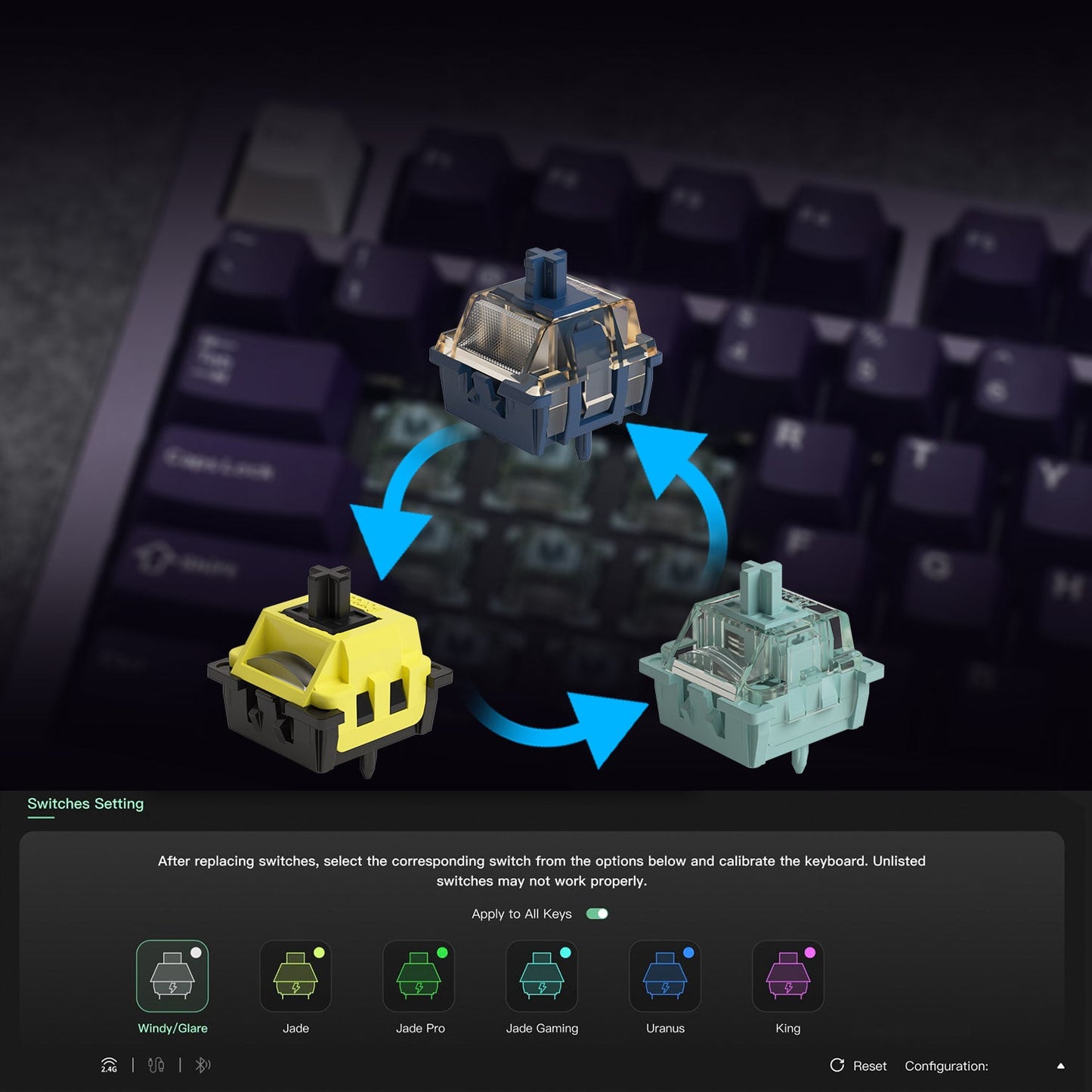 Akko MOD007 V5 HE Magnetic Keyboard with Display Screen 75% Rapid Trigger 0.005mm 8K RGB Gaming Mechanical Keyboard Aluminum CNC