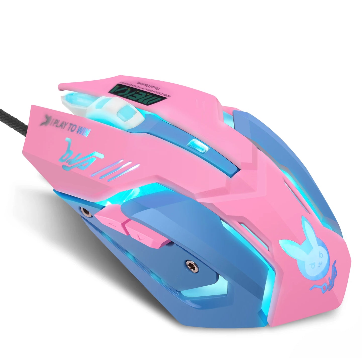 Mute pink DVR eating chicken game mouse gaming gaming mouse computer peripheral accessories mouse