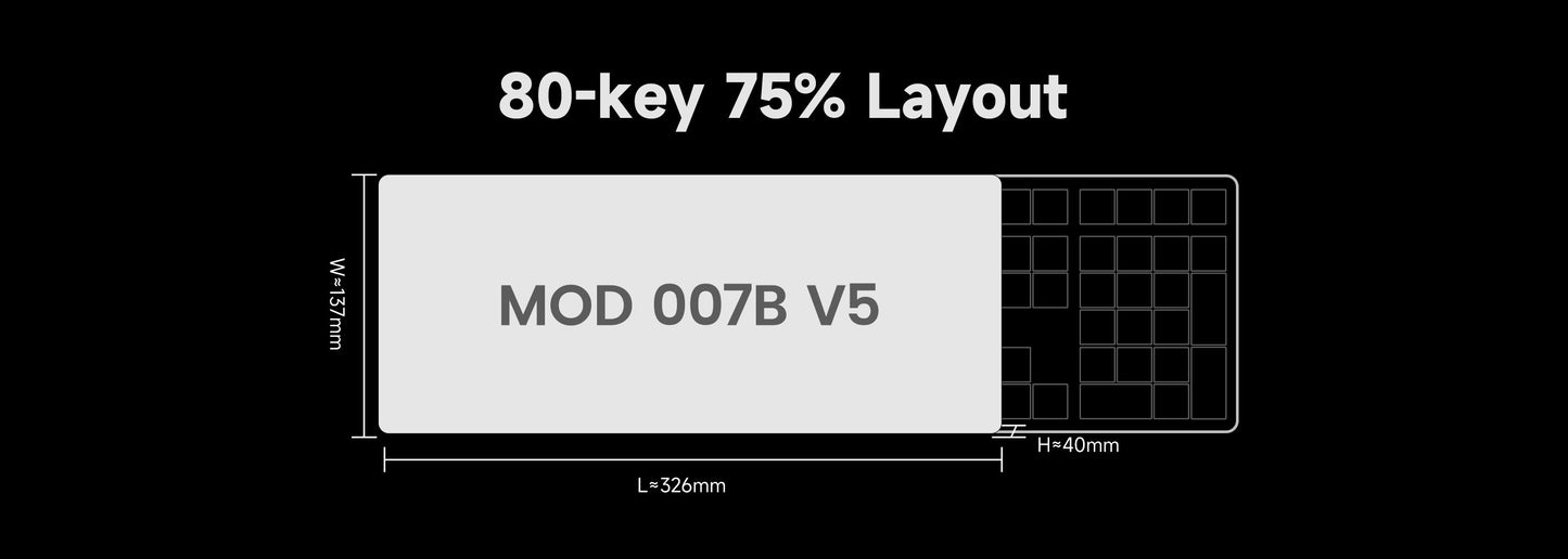 Akko MOD007 V5 HE Magnetic Keyboard with Display Screen 75% Rapid Trigger 0.005mm 8K RGB Gaming Mechanical Keyboard Aluminum CNC