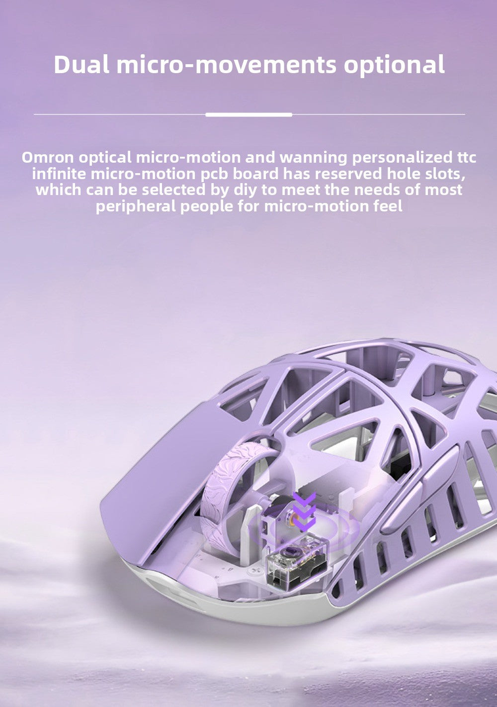 Wlmouse Beast X Mini Pro Magnesium Alloy Lightweight Wireless Gaming Mouse 8K PAW3950HS 30000DPI Online Driver Fast Response