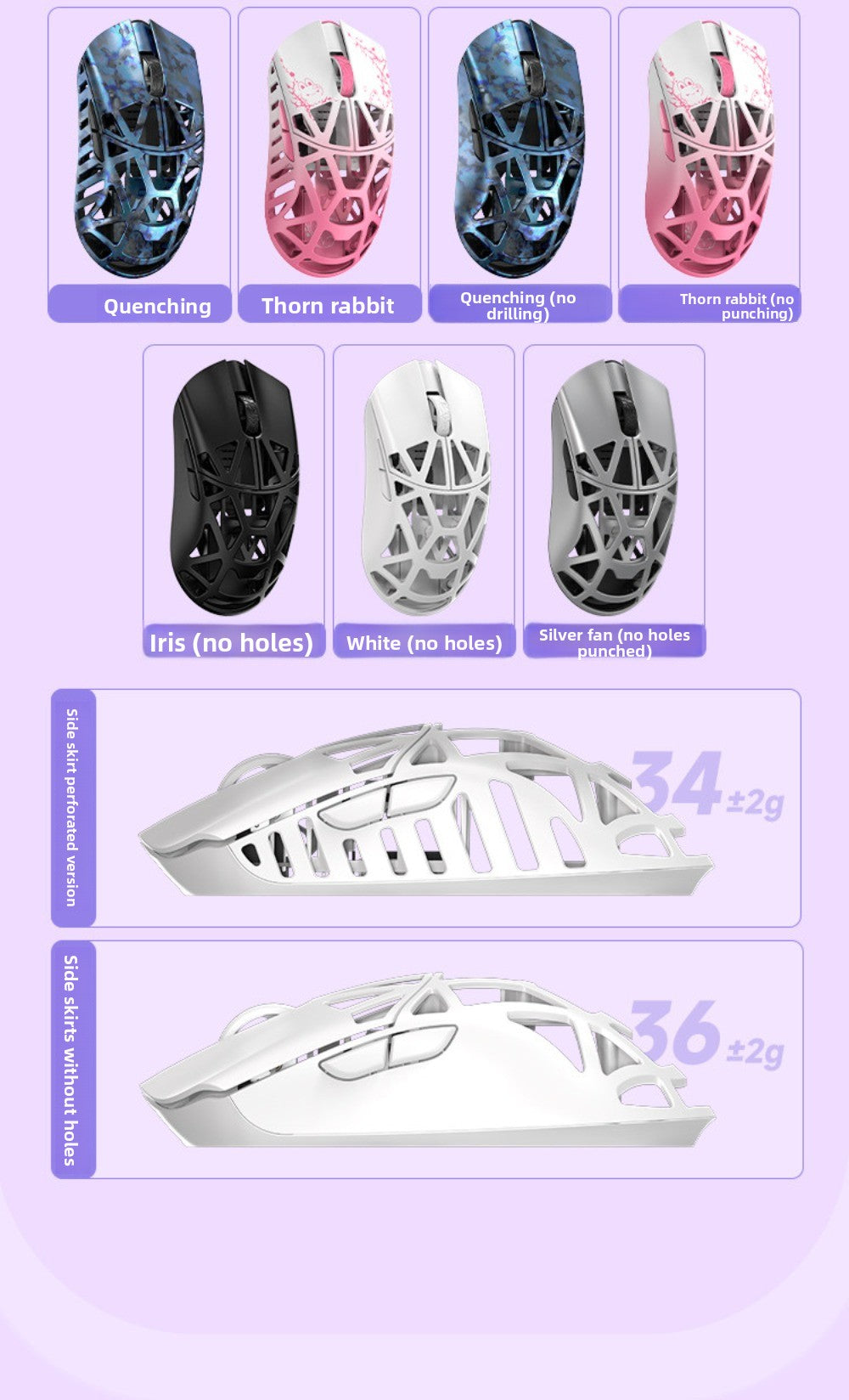 Wlmouse Beast X Mini Pro Magnesium Alloy Lightweight Wireless Gaming Mouse 8K PAW3950HS 30000DPI Online Driver Fast Response