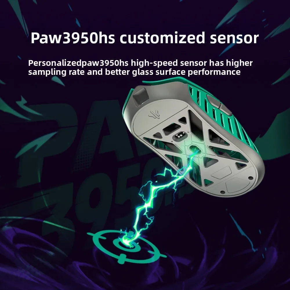 WLMOUSE X DRG Beast Mouse Magnesium Alloy Wireless Mouse Lightweight 34g 8K PAW3950hs Fast Response Gamer Gaming Accessories