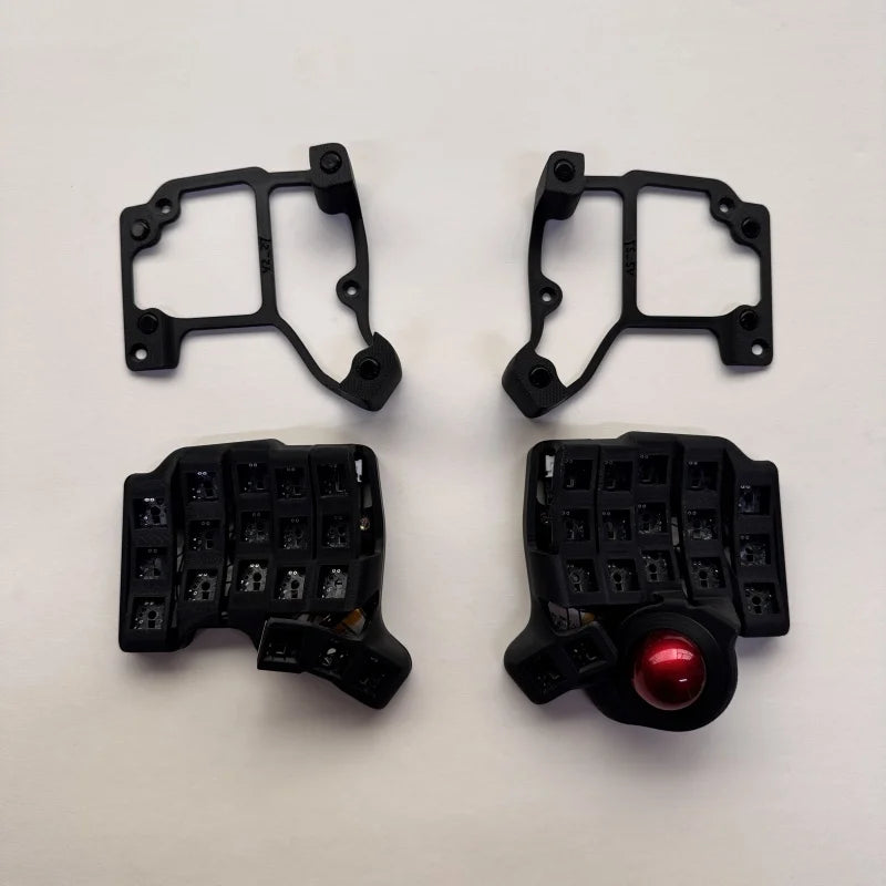 Charybdis 4X6 MK2 Split Keyboard Kit with Palm Pad Custom Hotswap Wireless/wired Bluetooth Trackball Split Mechanical Keyboards