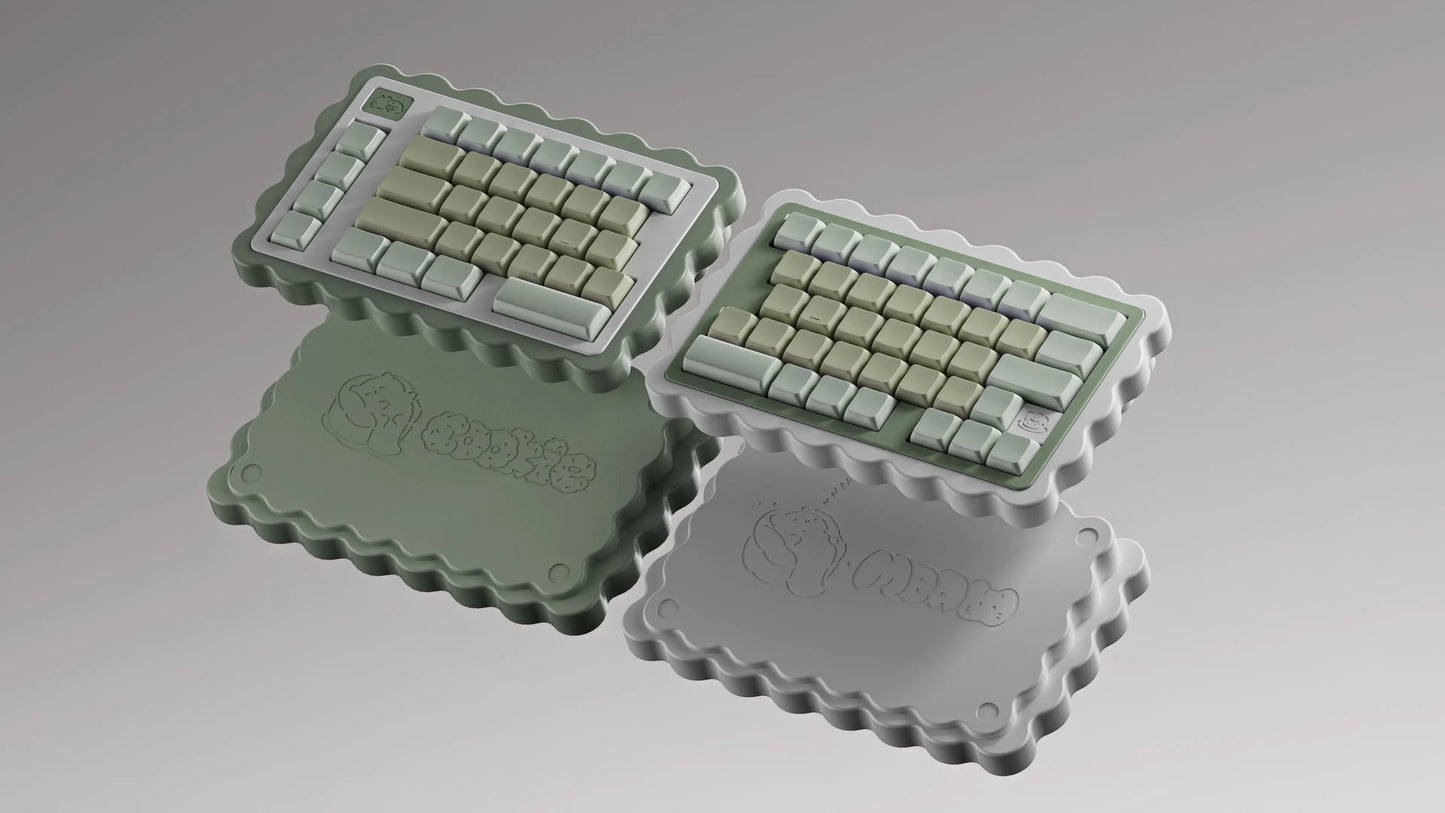 Soda Wireless Split Keyboard Kit Customized Hot Swappble Ergonomics Tri-Mode Split Keyboard for VIAL Left Right Hand Keyboard