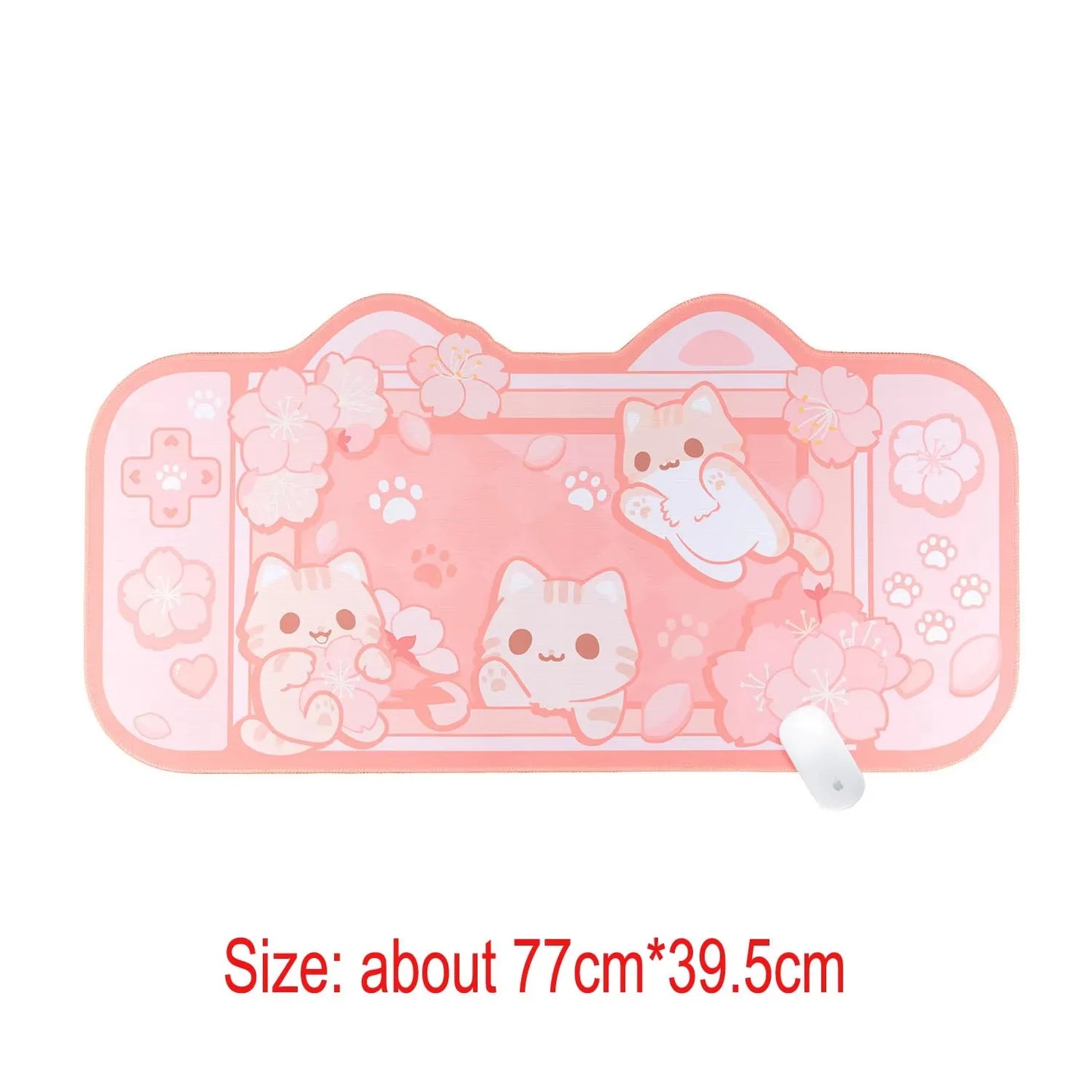 Kawaii Animals Desktop Keyboard Mouse Mats Large Gaming Mat Mousepad Switch PC Computer Laptop Office Table Desk Pad Protector