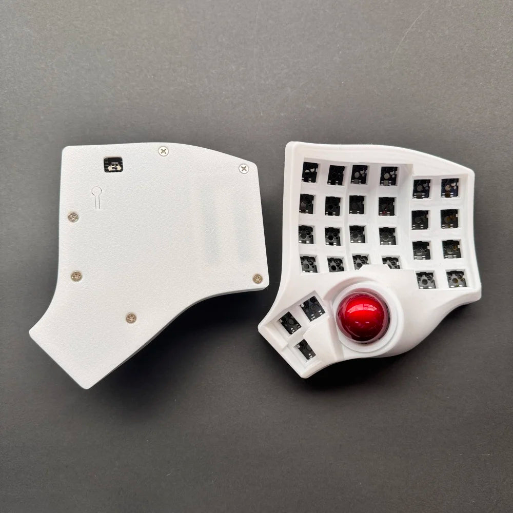 Charybdis 4X6 MK2 Split Keyboard Kit with Palm Pad Custom Hotswap Wireless/wired Bluetooth Trackball Split Mechanical Keyboards