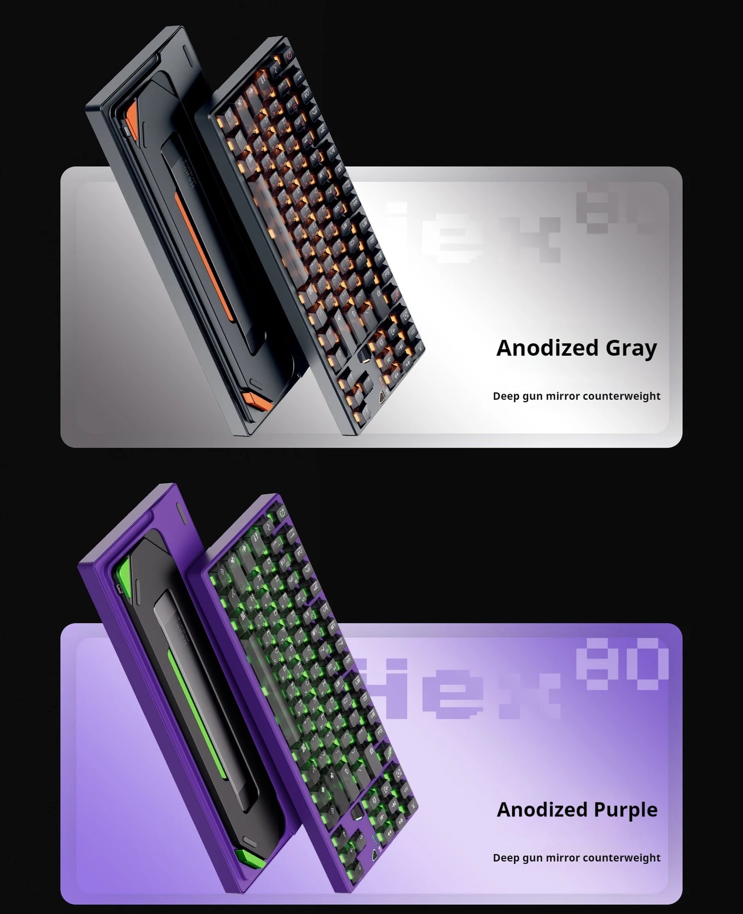 ATK×QK Hex80 Magnetic Axis Keyboard Game Esports Customization 80% Configuration Aluminum Lump Computer Peripheral WiredKeyboard