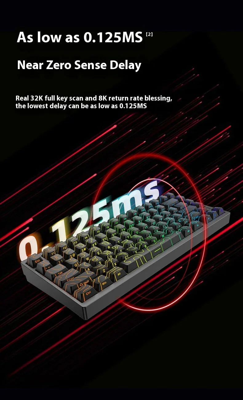 For IROK MG75 PRO/MAX Mechanical Keyboard Magnetic Switch Rgb Hot Swap Aluminum Rt0.005  Custom PC Gifts