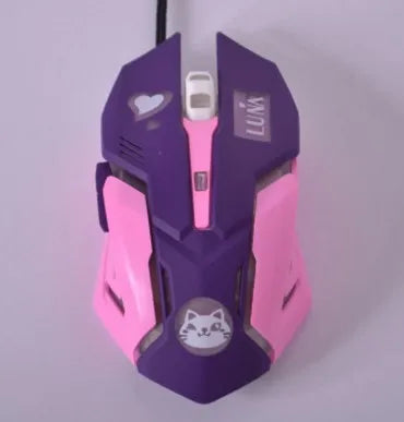 Mute pink DVR eating chicken game mouse gaming gaming mouse computer peripheral accessories mouse