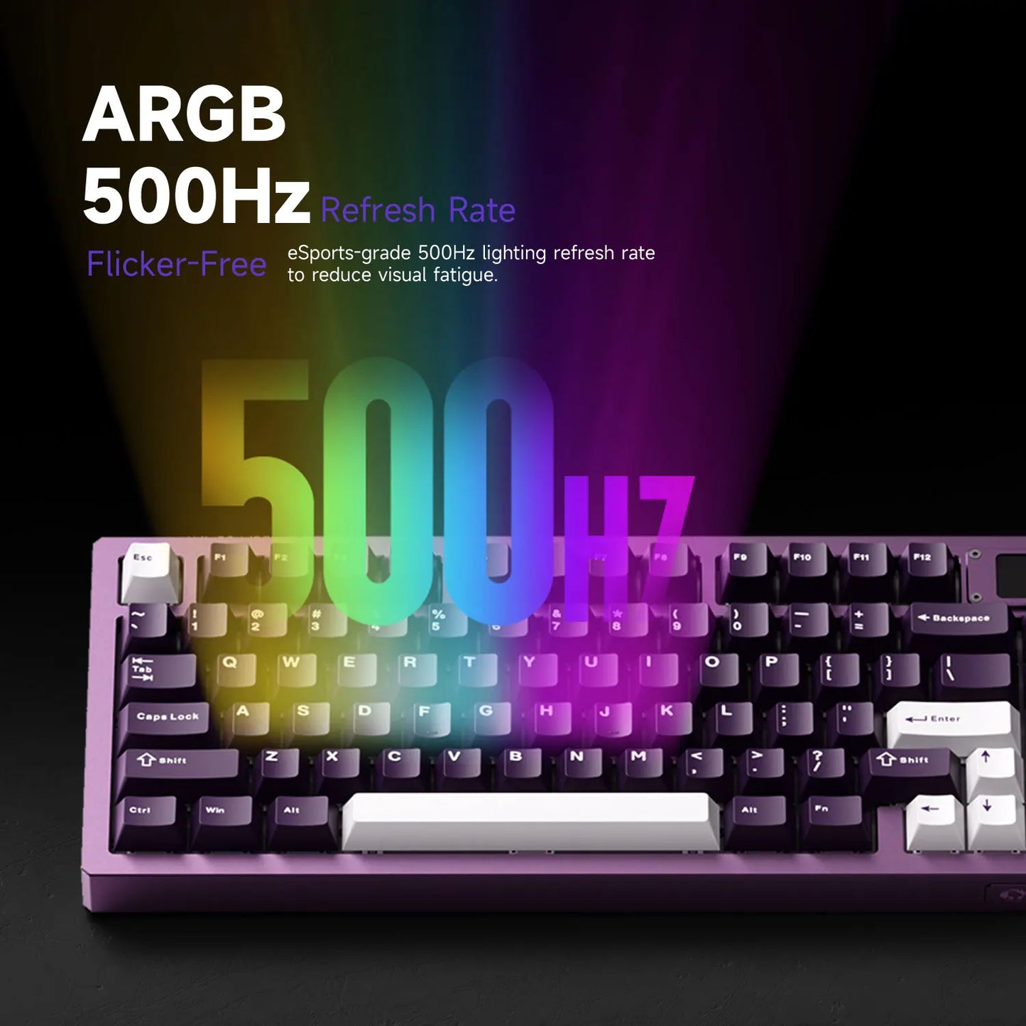 Akko MOD007 V5 HE Magnetic Keyboard with Display Screen 75% Rapid Trigger 0.005mm 8K RGB Gaming Mechanical Keyboard Aluminum CNC
