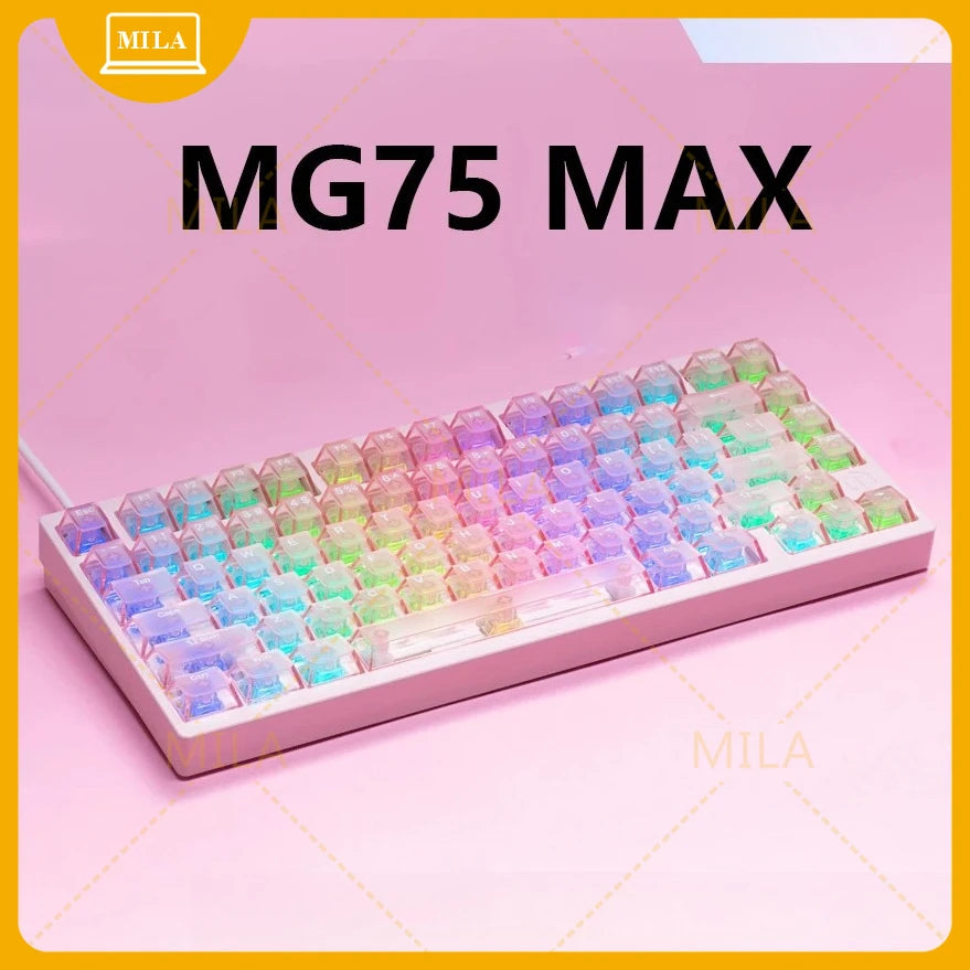 For IROK MG75 PRO/MAX Mechanical Keyboard Magnetic Switch Rgb Hot Swap Aluminum Rt0.005  Custom PC Gifts
