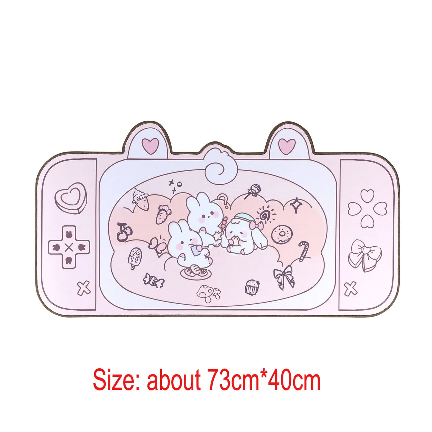 Kawaii Animals Desktop Keyboard Mouse Mats Large Gaming Mat Mousepad Switch PC Computer Laptop Office Table Desk Pad Protector