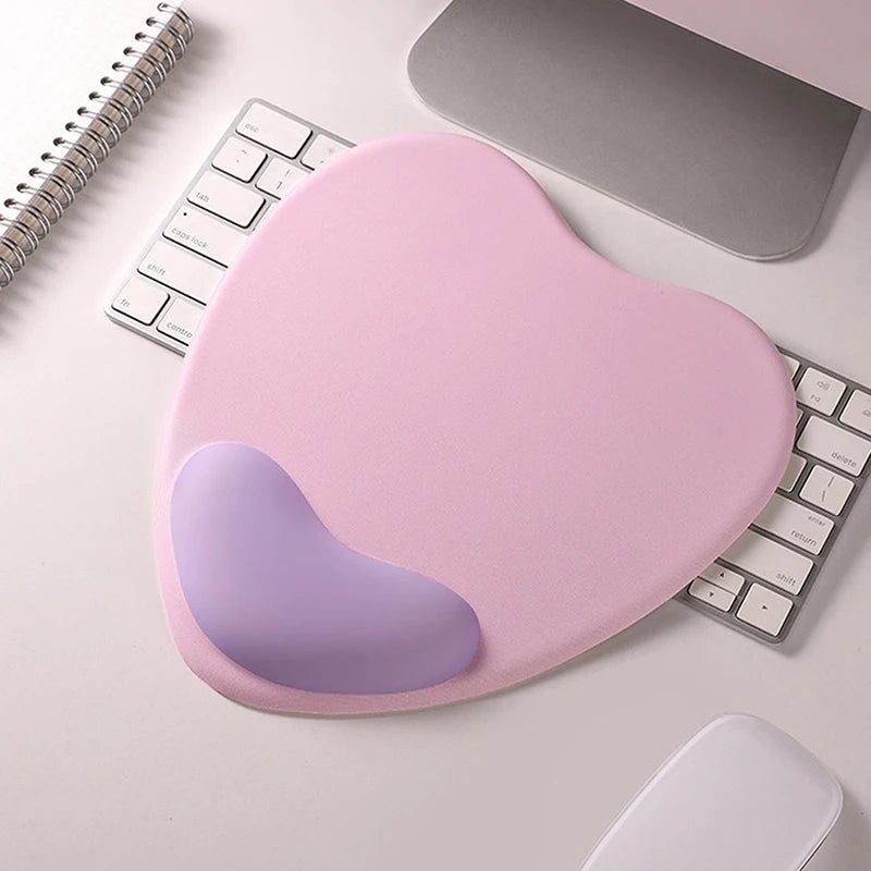 Computer Mouse Pad Ergonomic Cushion Non-slip Rubber Base Memory Foam For Office Home Computer Laptop Desktop Mouse Pads