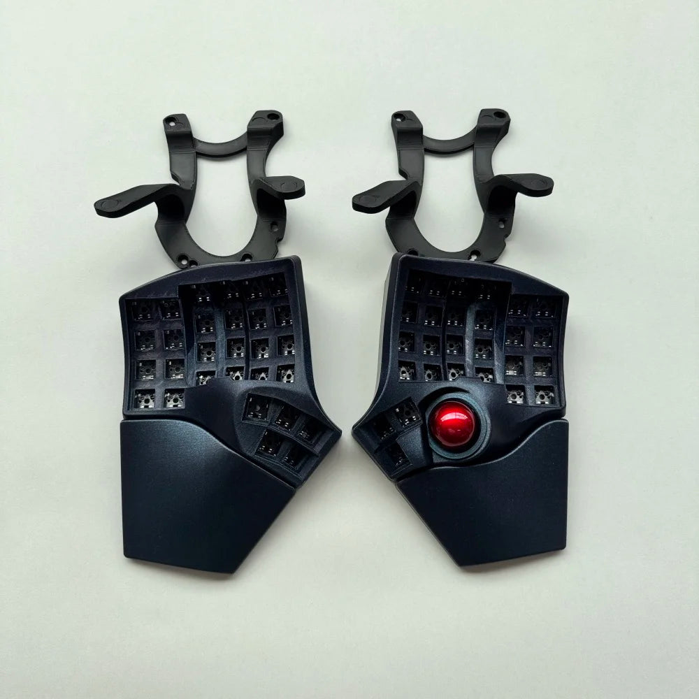 Charybdis 4X6 MK2 Split Keyboard Kit with Palm Pad Custom Hotswap Wireless/wired Bluetooth Trackball Split Mechanical Keyboards