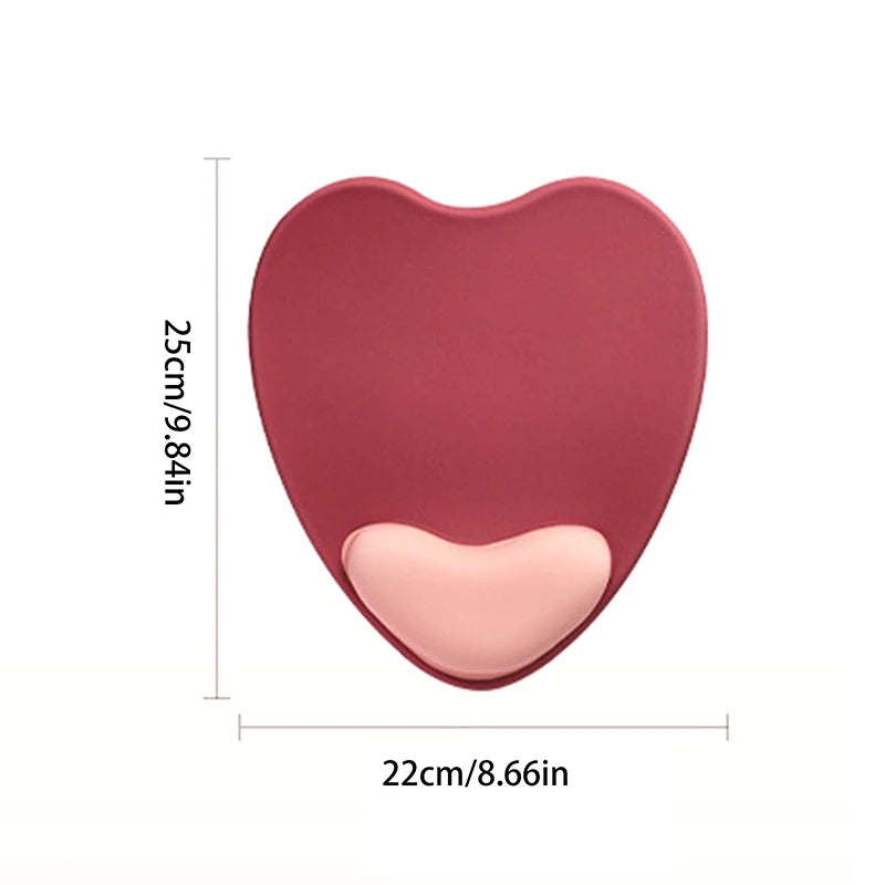 Computer Mouse Pad Ergonomic Cushion Non-slip Rubber Base Memory Foam For Office Home Computer Laptop Desktop Mouse Pads