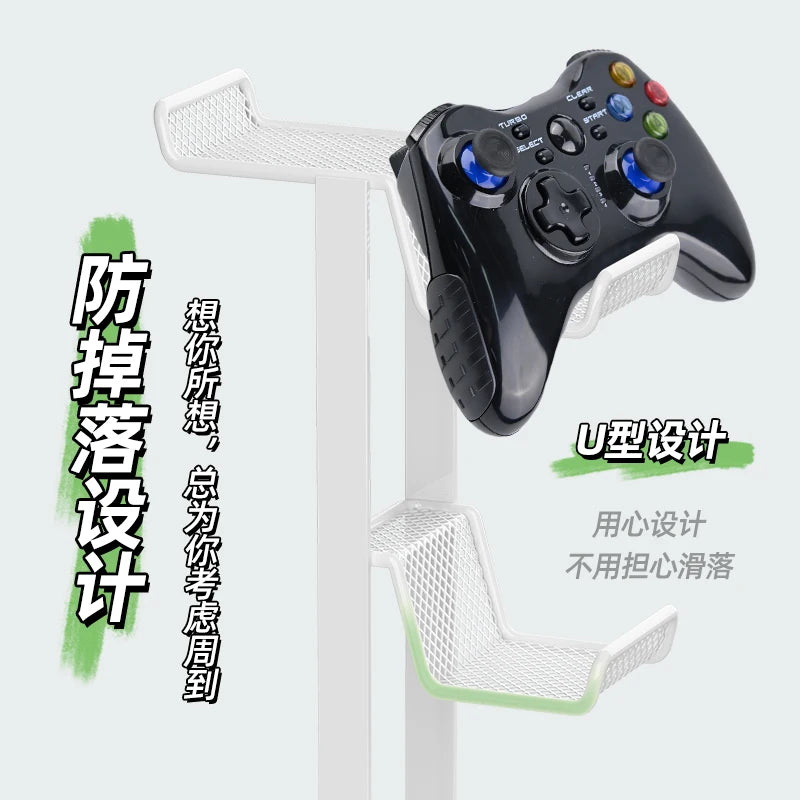 Multi-Tier Game Controller Holder Ideal Gamer Gift Controller Organizer for PlayStation 5 PS4 Xbox Headphone Desk Storage