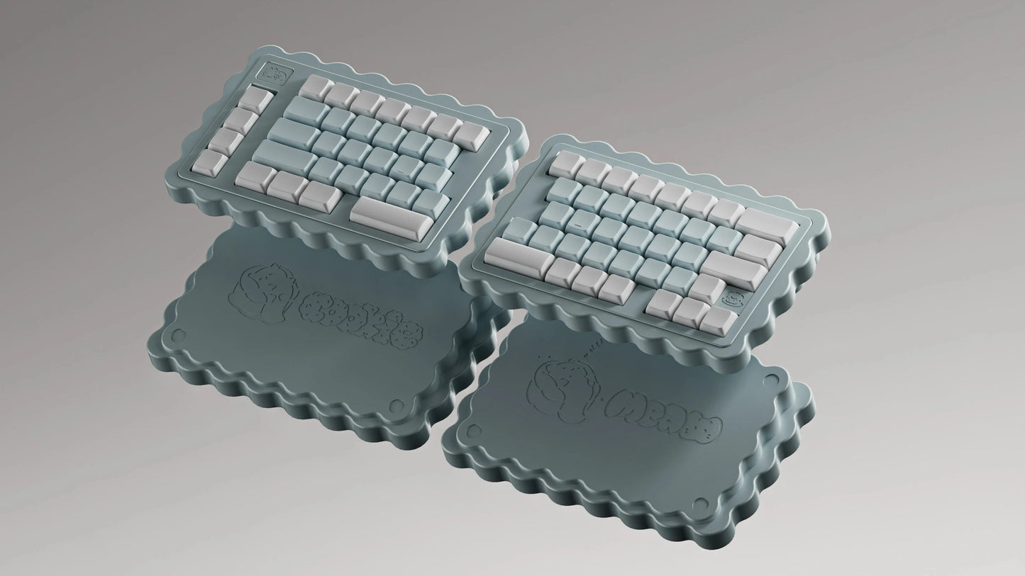 Soda Wireless Split Keyboard Kit Customized Hot Swappble Ergonomics Tri-Mode Split Keyboard for VIAL Left Right Hand Keyboard