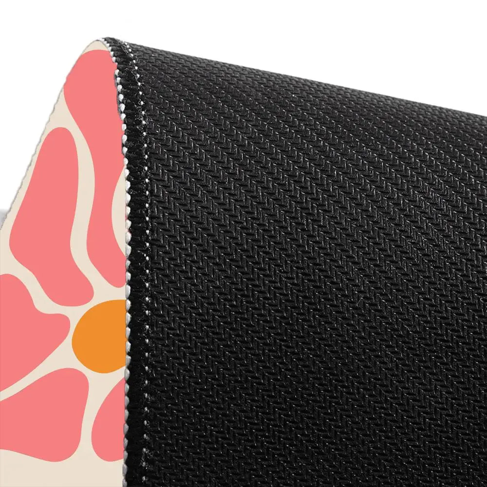 Large computer mouse pad 90x40 Pink Abstract flower office desk mat Gift Game Player desktop accessories Keyboard protection pad