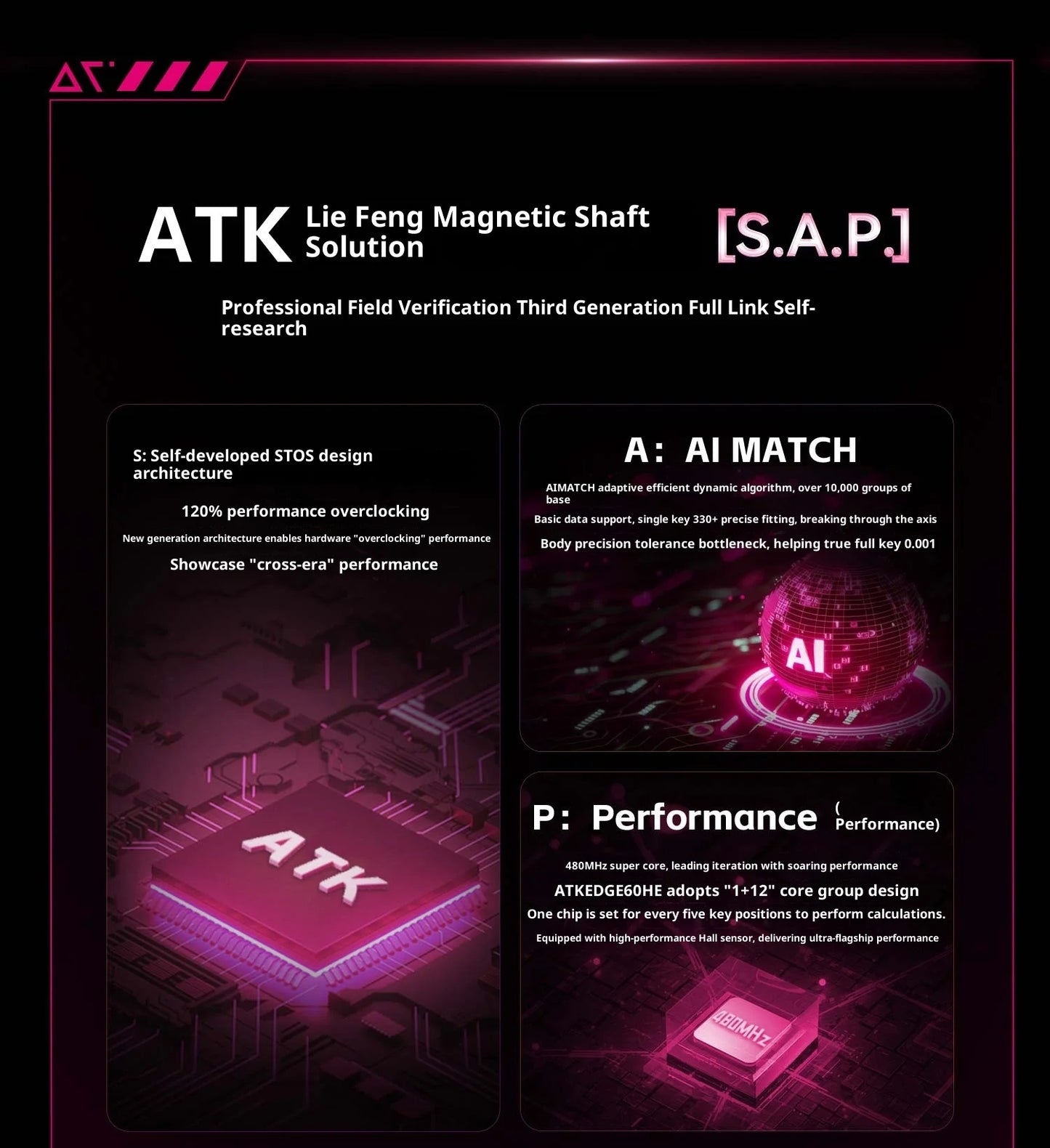 Authentic Atk Rs6 Magnetic Axis Keyboard Professional Esports Gaming Mechanical Aluminum Computer Keyboard High-End Single Mode