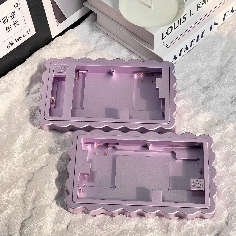 Soda Wireless Split Keyboard Kit Customized Hot Swappble Ergonomics Tri-Mode Split Keyboard for VIAL Left Right Hand Keyboard