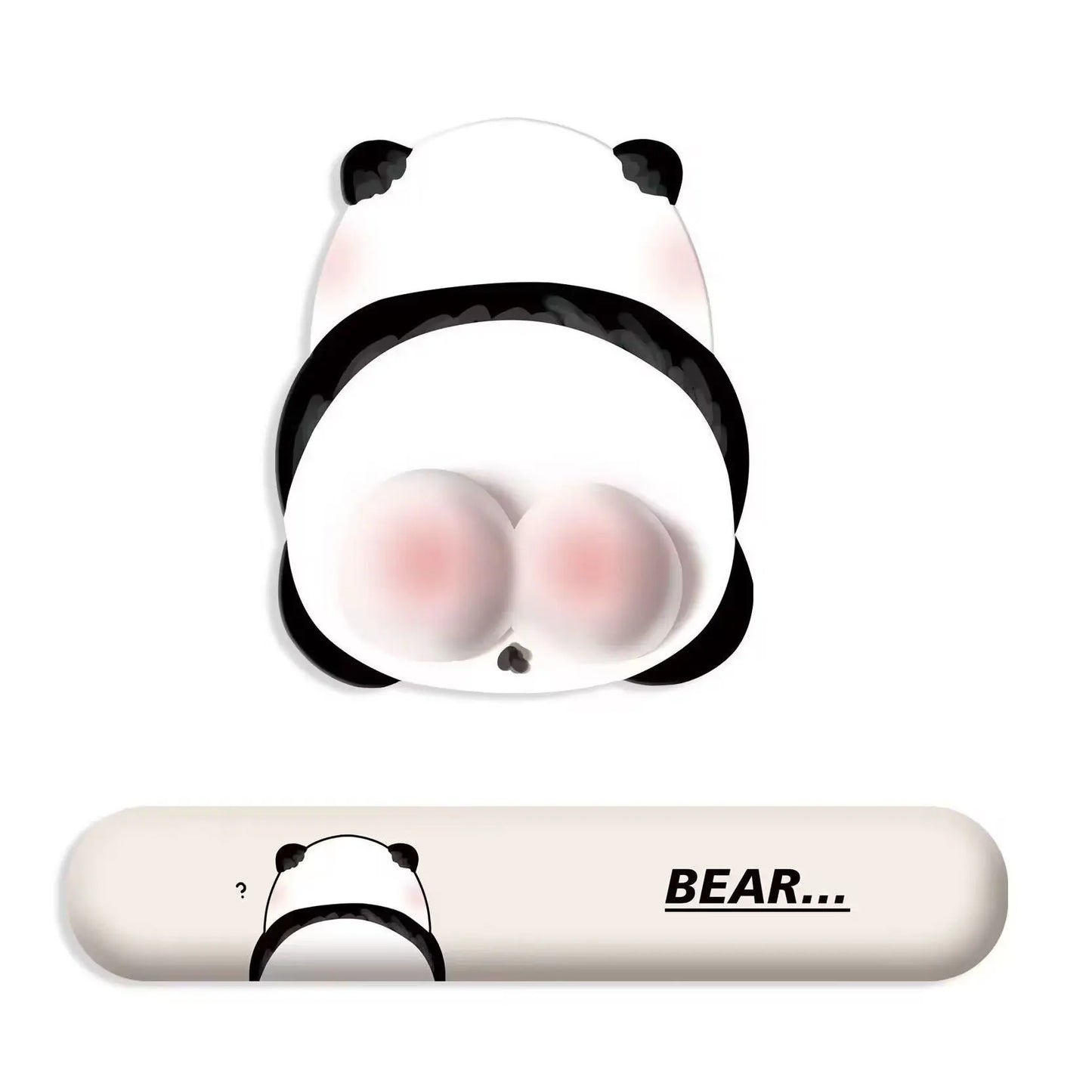 Cute Panda Mouse Pad 2024 New Wrist Pad Girl New Anti Slip Comfortable Desktop Computer Laptop Office Mouse Gaming Accessories