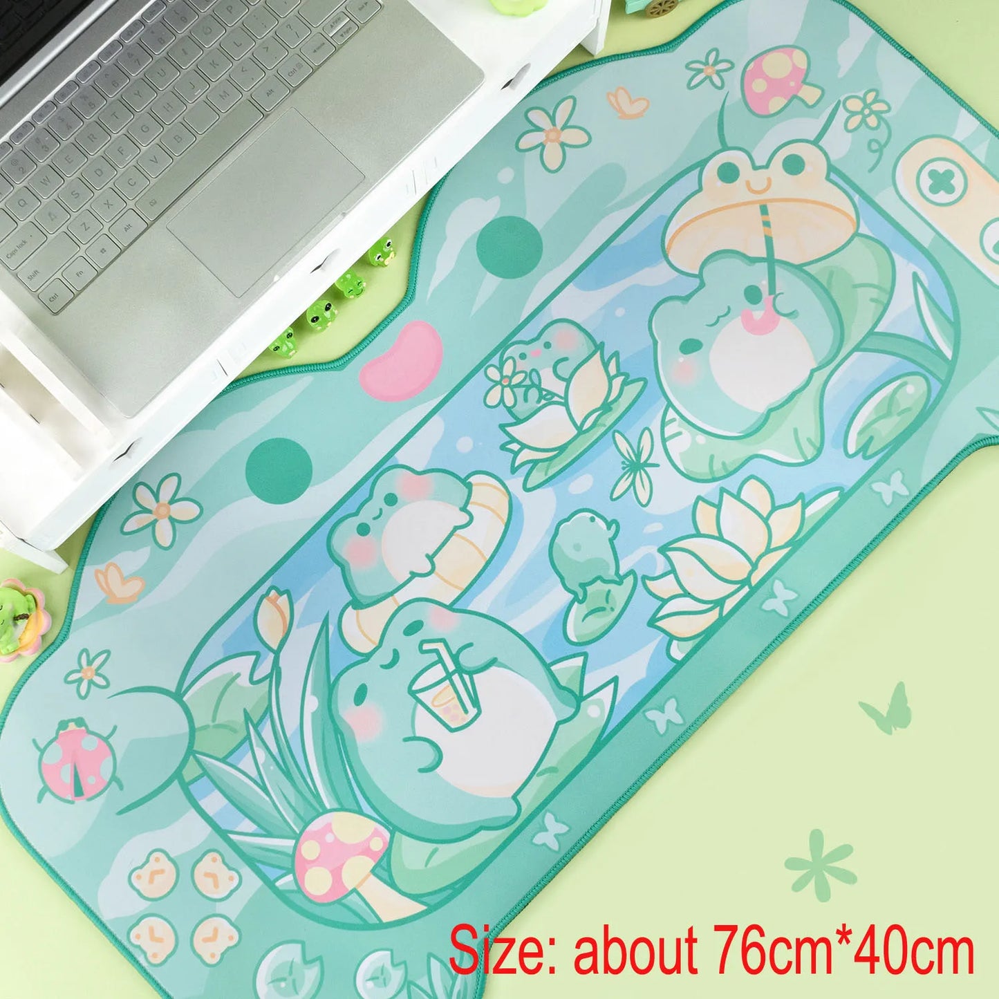 Kawaii Animals Desktop Keyboard Mouse Mats Large Gaming Mat Mousepad Switch PC Computer Laptop Office Table Desk Pad Protector