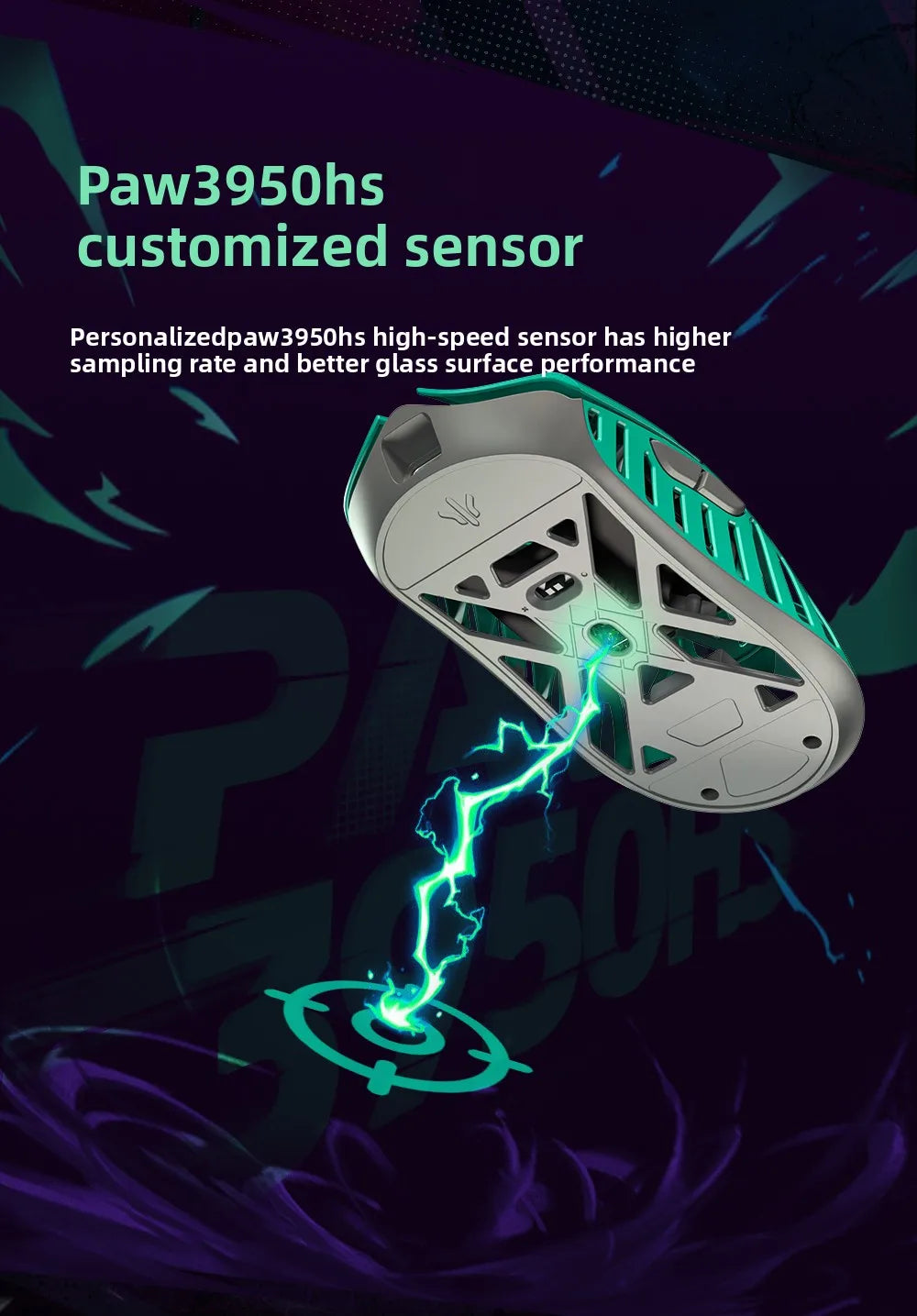 WLMOUSE X DRG Beast Mouse Magnesium Alloy Wireless Mouse Lightweight 34g 8K PAW3950hs Fast Response Gamer Gaming Accessories