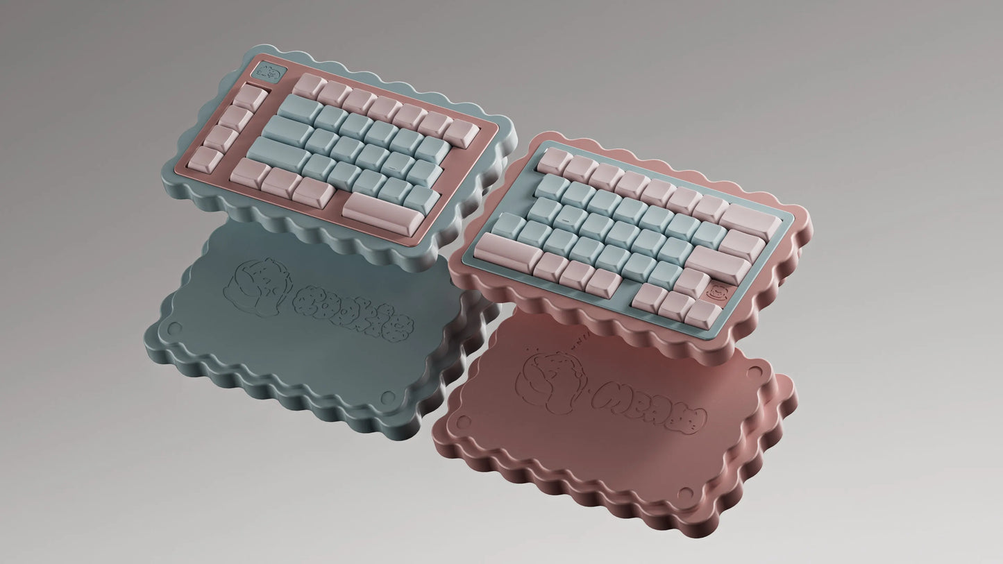 Soda Wireless Split Keyboard Kit Customized Hot Swappble Ergonomics Tri-Mode Split Keyboard for VIAL Left Right Hand Keyboard