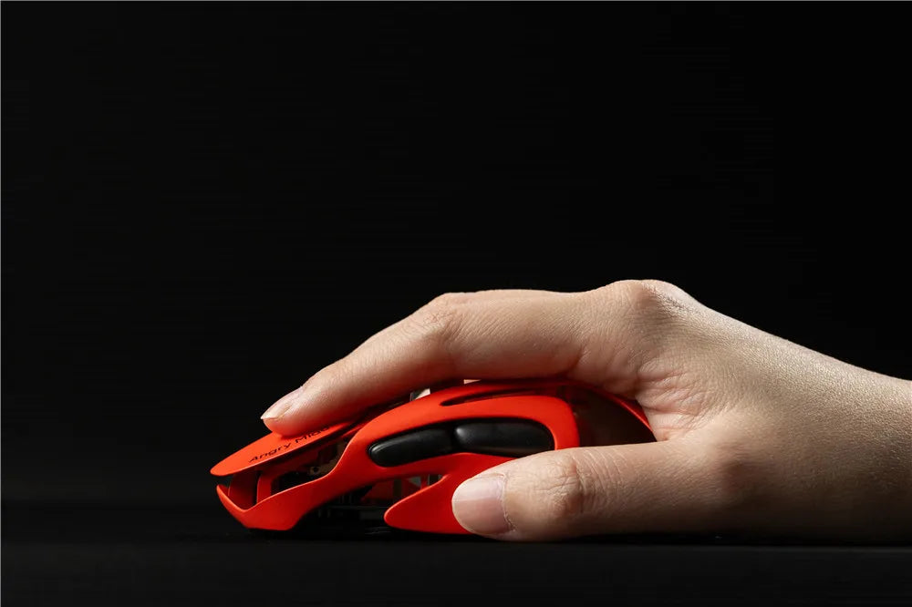 Angry Miao Infinity Gaming Wireless Mouse Hot-Swappable PAW3950 Dual 8K Wired Tri-Mode Mirror Shadow