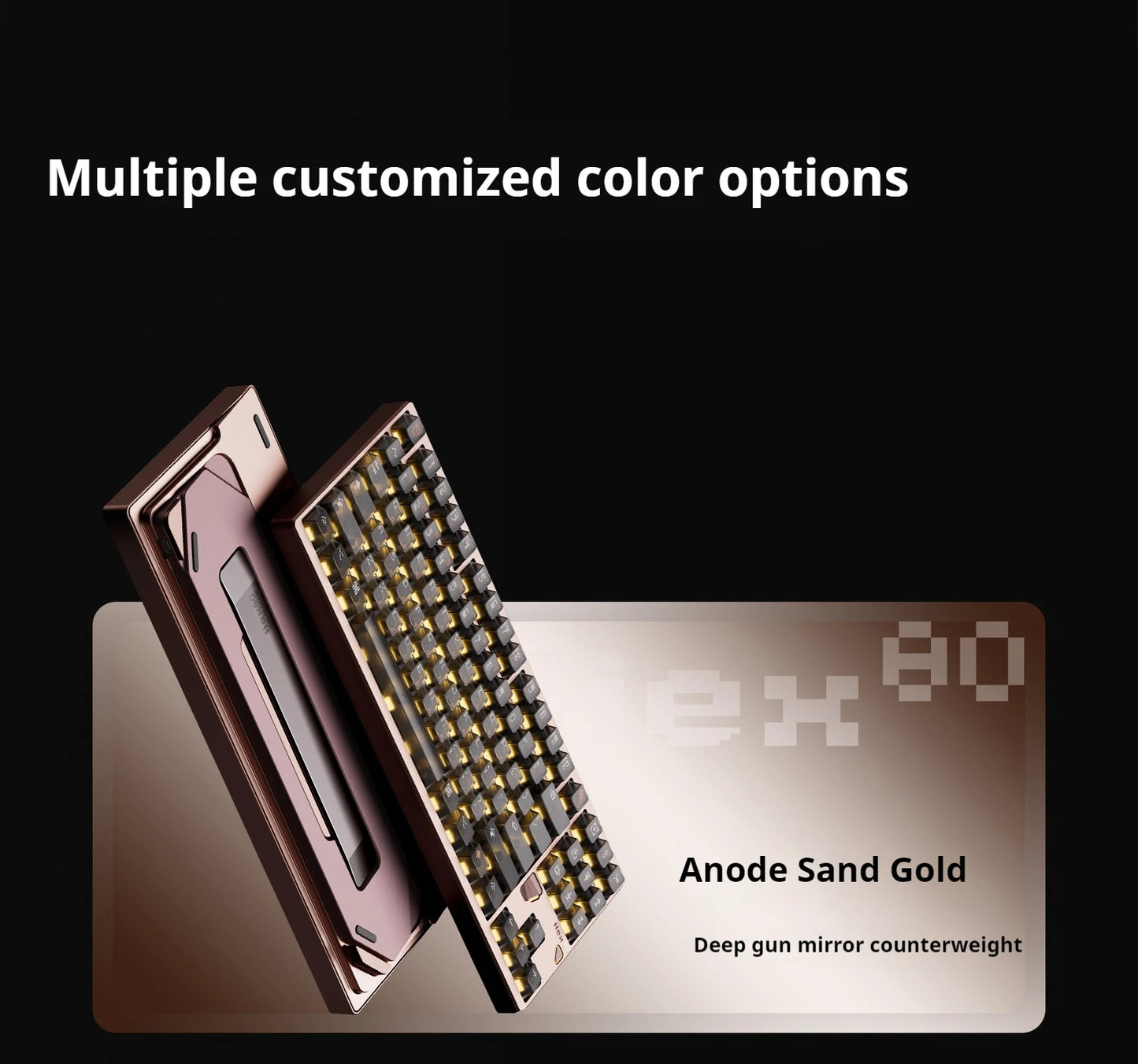 ATK×QK Hex80 Magnetic Axis Keyboard Game Esports Customization 80% Configuration Aluminum Lump Computer Peripheral WiredKeyboard