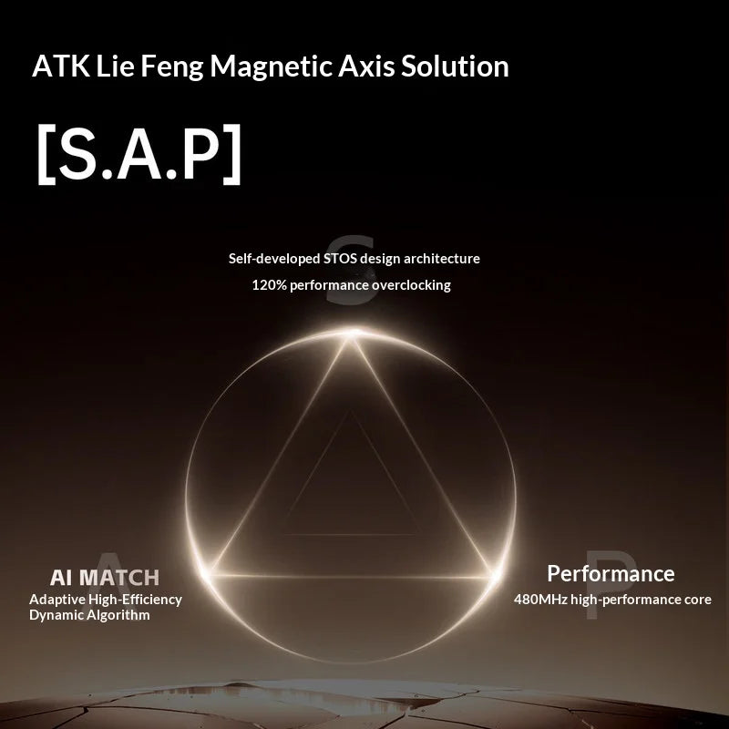 ATK × QK Joint Hex80 Magnetic Axis Keyboard Gaming Desktop Computer Mechanical Keyboard Fearless Contract