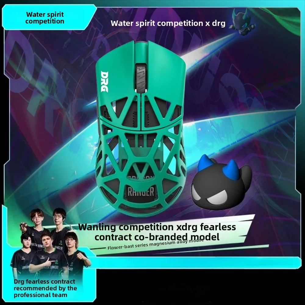 WLMOUSE X DRG Beast Mouse Magnesium Alloy Wireless Mouse Lightweight 34g 8K PAW3950hs Fast Response Gamer Gaming Accessories