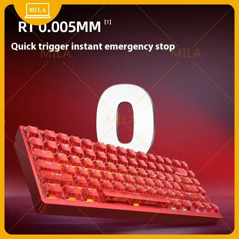 For IROK MG75 PRO/MAX Mechanical Keyboard Magnetic Switch Rgb Hot Swap Aluminum Rt0.005  Custom PC Gifts