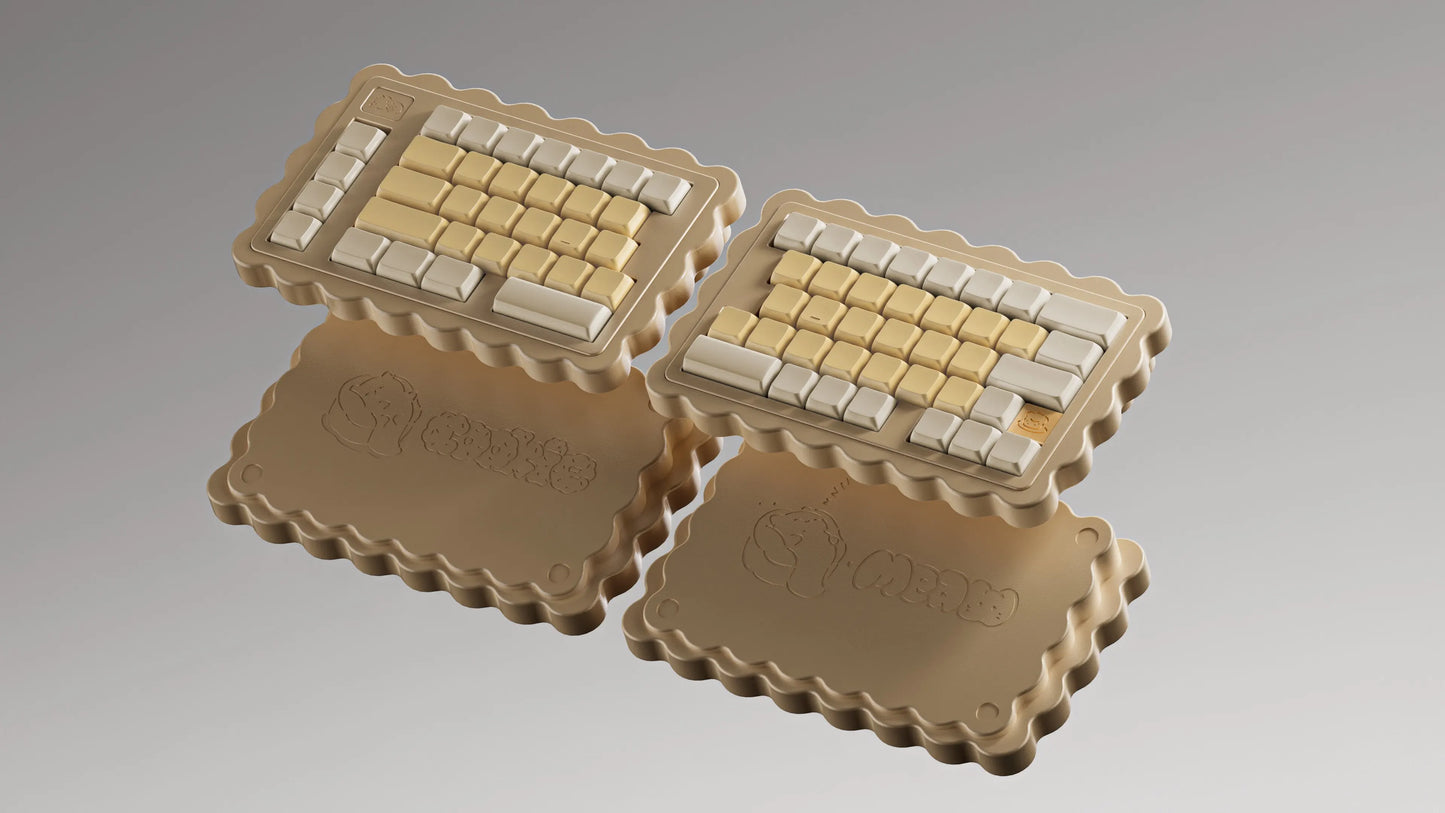 Soda Wireless Split Keyboard Kit Customized Hot Swappble Ergonomics Tri-Mode Split Keyboard for VIAL Left Right Hand Keyboard