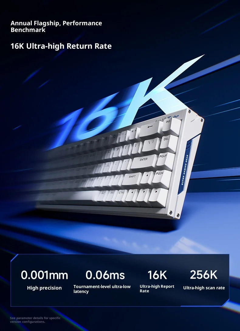 MCHOSE ACE68 Turbo Mechanical Gaming Keyboard Customized 0.001mm Rapid Trigger RGB 16K Polling Rate Low latency high precision