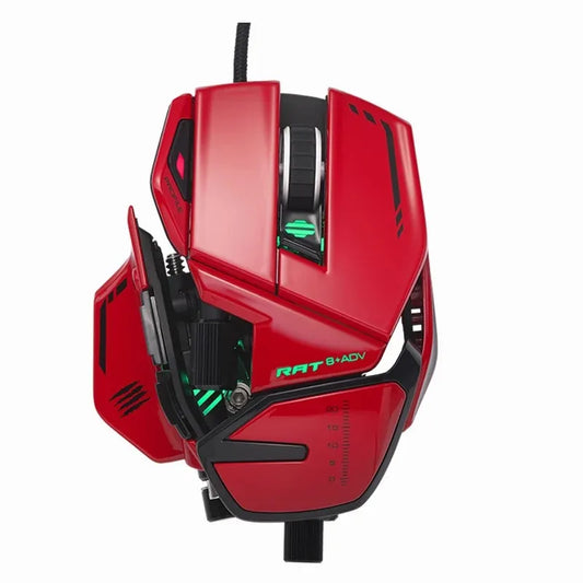MADCATZ RAT8+ Wired Mechanical Mouse 11 Key Programming Button Mice Esports Gaming Mouse PMW3389 Custom Comfortable Gaming Mouse
