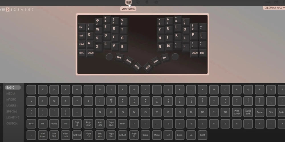 Charybdis 4X6 MK2 Split Keyboard Kit with Palm Pad Custom Hotswap Wireless/wired Bluetooth Trackball Split Mechanical Keyboards