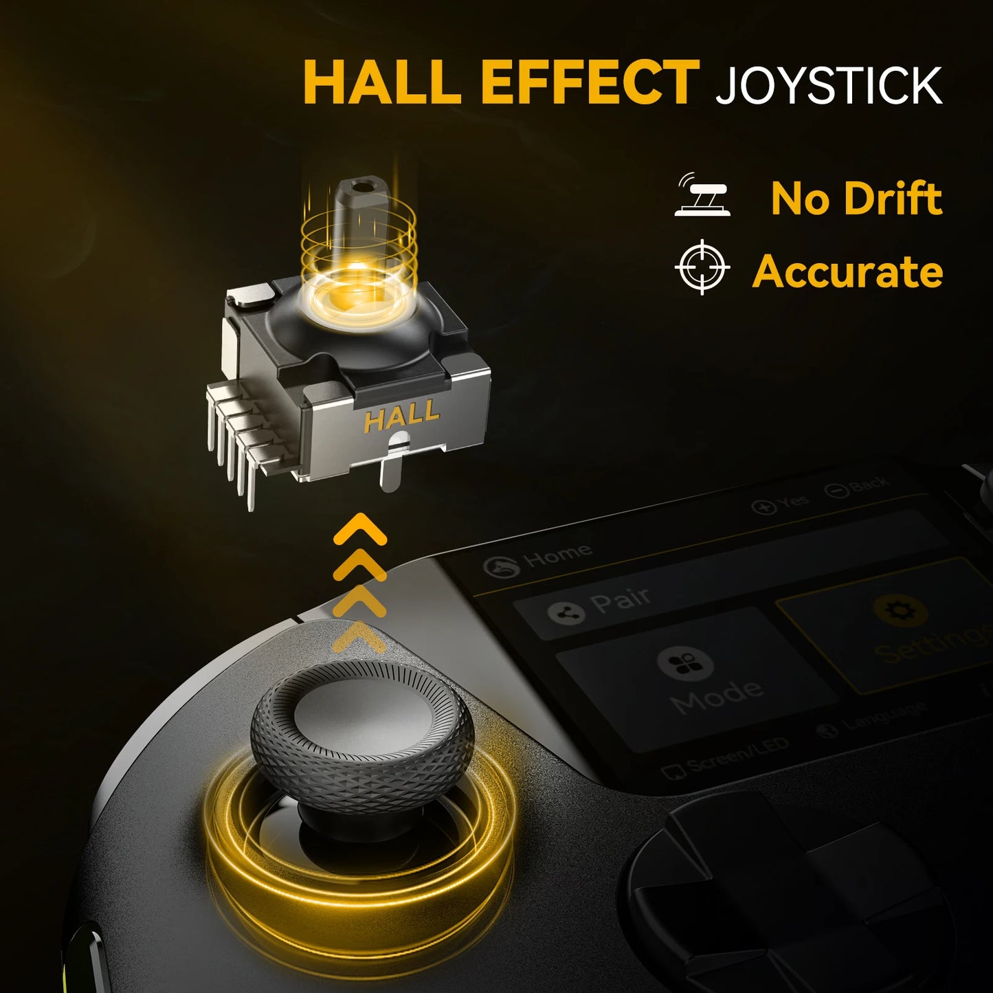 Wireless Gaming Controller Mamba One V2 for iOS/Android/Switch/PC  Hall Effect Stick RGB Light 1800mAh with Charging Dock