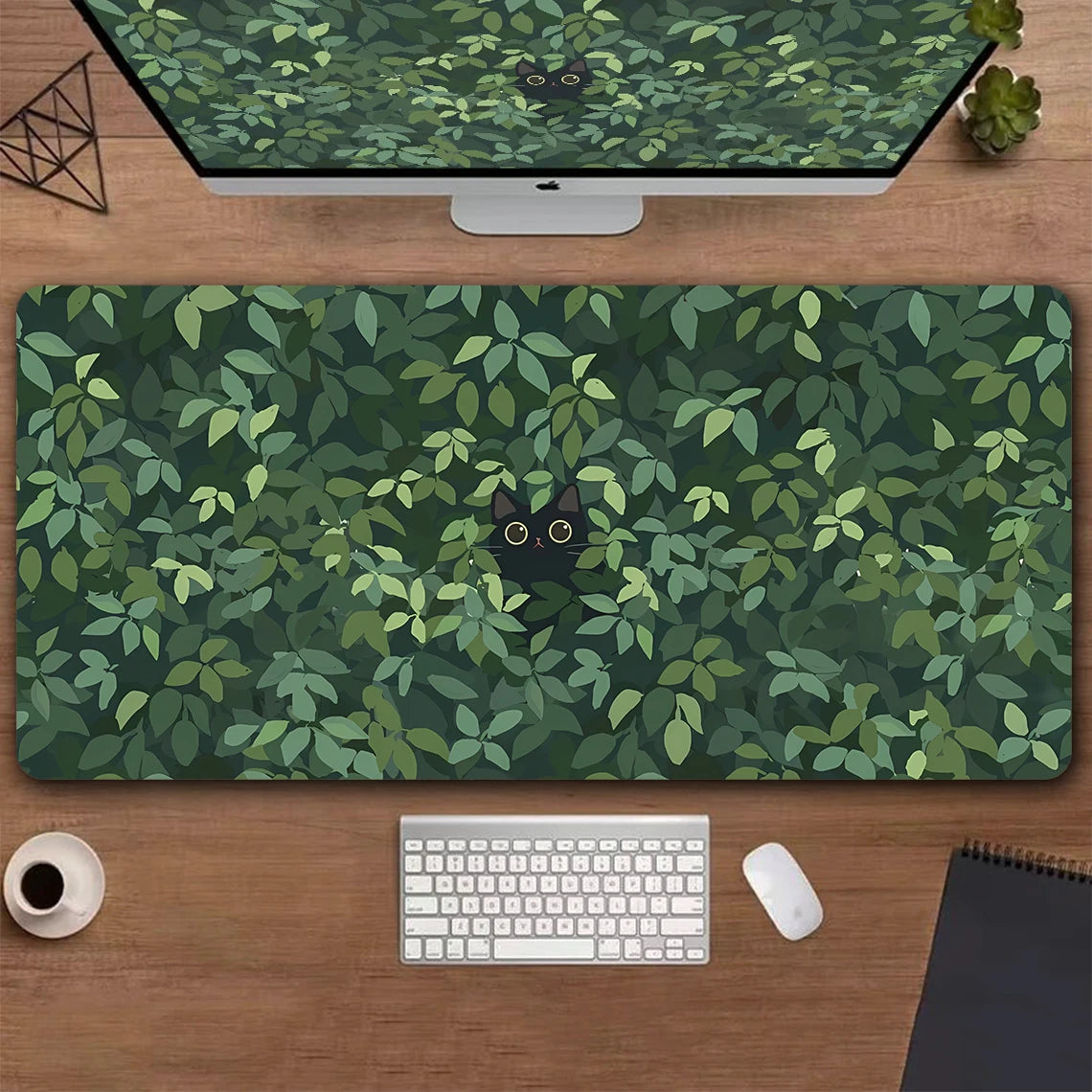 Cute Cat Mouse Pad 25×29×0.2cm Kawaii Gaming Mousepad Pc Gamer Desk Mat