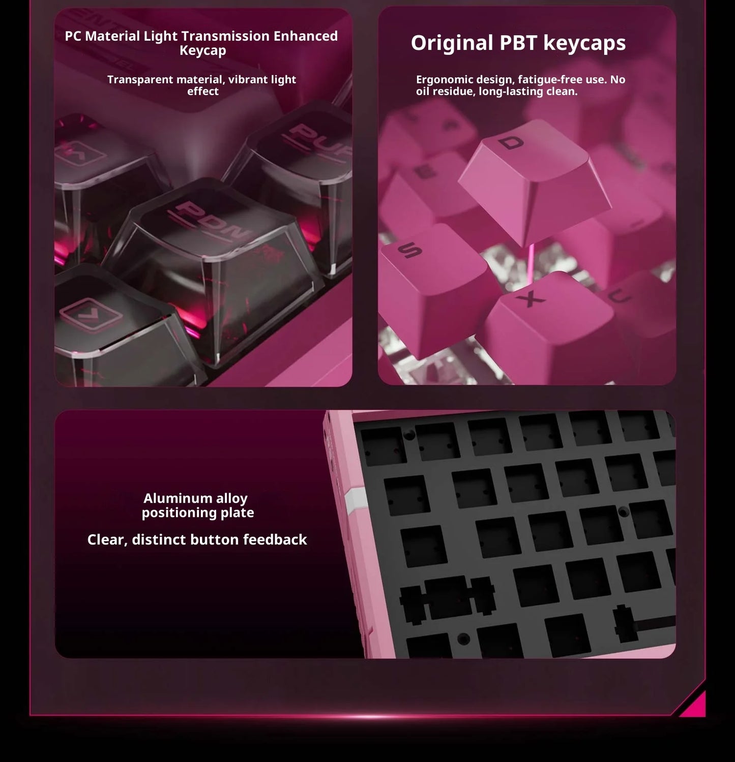 Authentic Atk Rs6 Magnetic Axis Keyboard Professional Esports Gaming Mechanical Aluminum Computer Keyboard High-End Single Mode