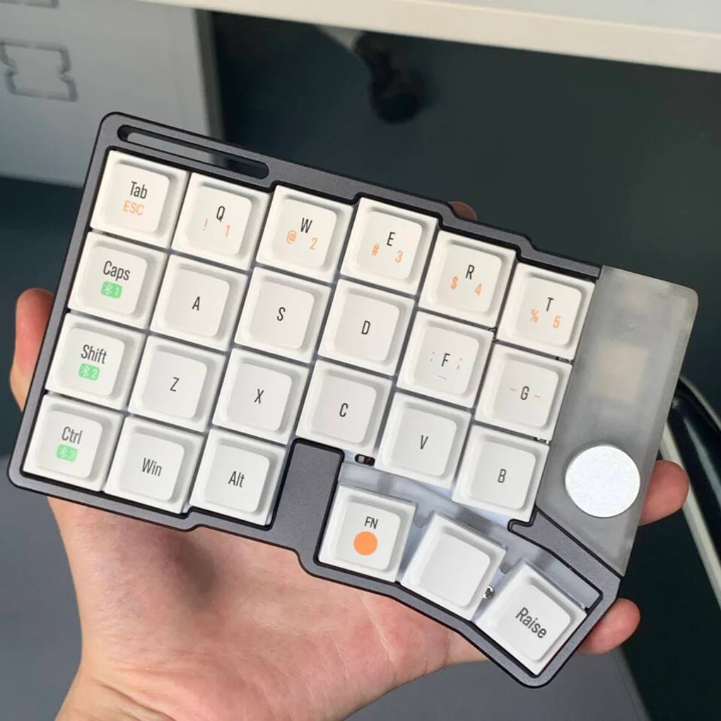 Cornix Split Keyboard with Tenting Leg Low Profile Hot Swap Wired Bluetooth CNC Corne Split Keyboard Kit Kailh Choc VIAL PreSale