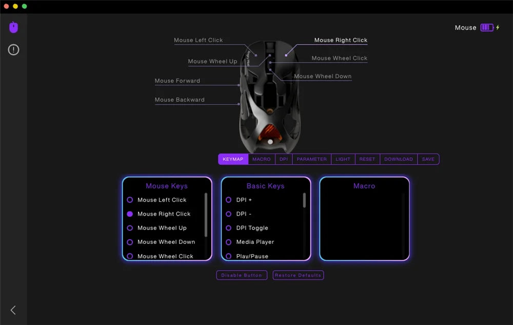 Angry Miao Infinity Gaming Wireless Mouse Hot-Swappable PAW3950 Dual 8K Wired Tri-Mode Mirror Shadow