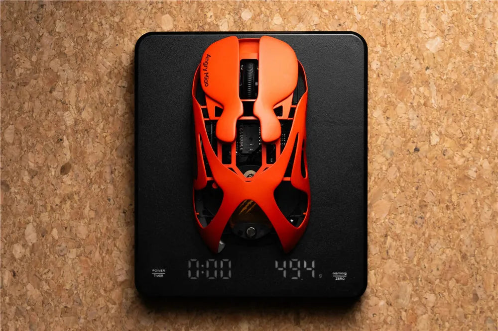 Angry Miao Infinity Gaming Wireless Mouse Hot-Swappable PAW3950 Dual 8K Wired Tri-Mode Mirror Shadow