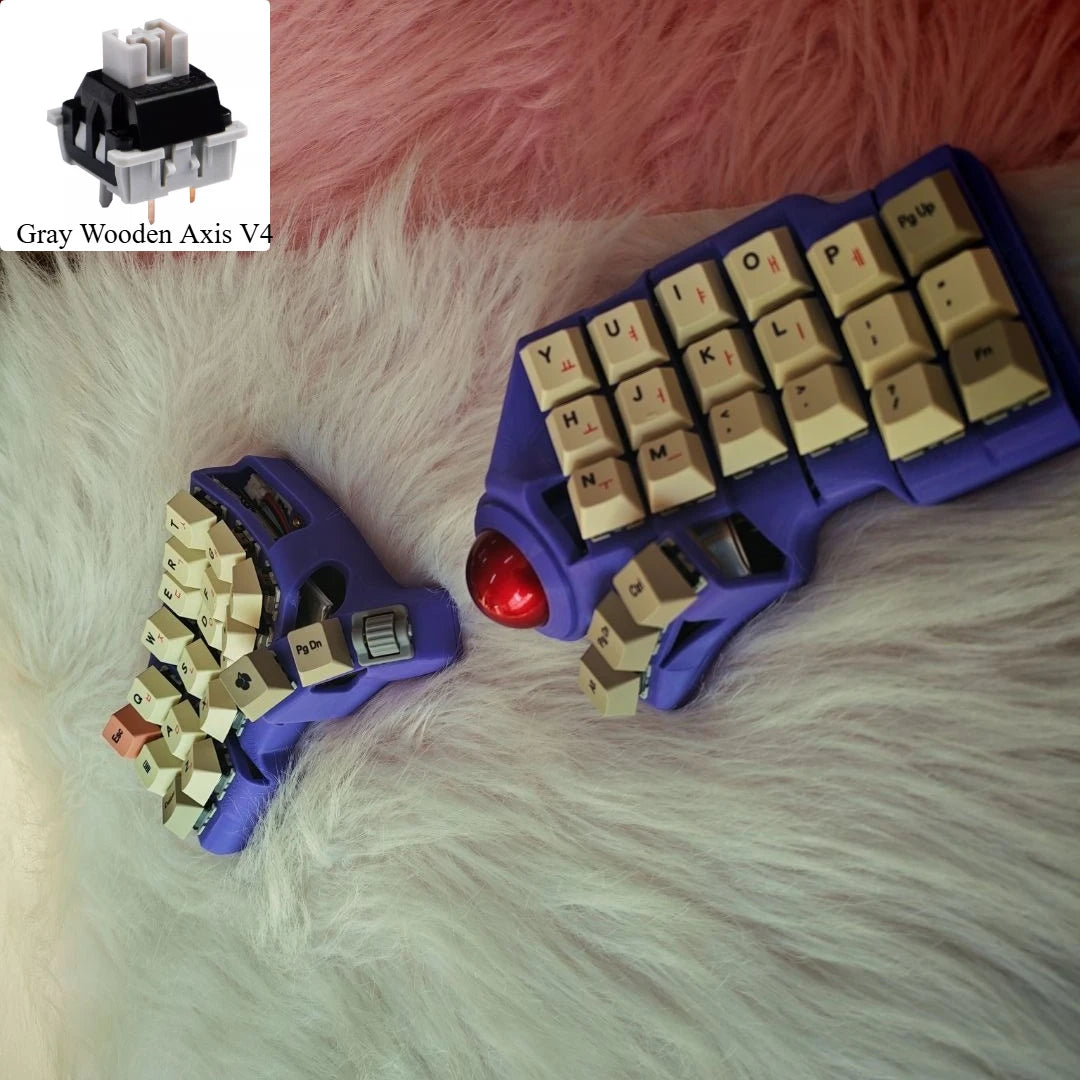 Charybdis 3X6 Split Ergonomic Keyboards with Integrated Trackball Custom ZMK Hot-swap Wireless Mechanical Keyboard for PC Gaming